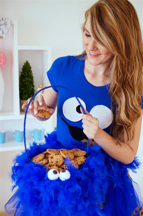 Check out our cookie costume selection for the very best in unique or custom, handmade pieces from our kids' costumes shops. {Halloween}: Cute Homemade Cookie Monster Costume | Cookie monster costume, Monster cookies ...