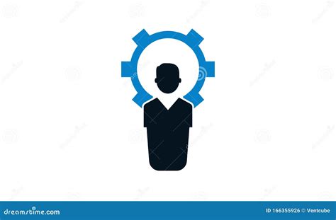 Technical Expert Business Service Icon Stock Illustration