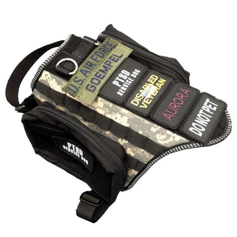 Check spelling or type a new query. Service Dog Vest - MOLLE Style Dog Harness Vest With Packs | Cap d'agde, Service dogs and Vests