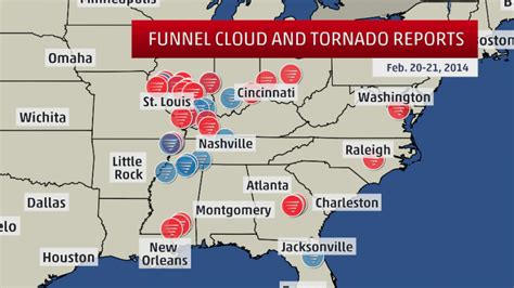 Severe Weather Hits Midwest Southeast Tornadoes