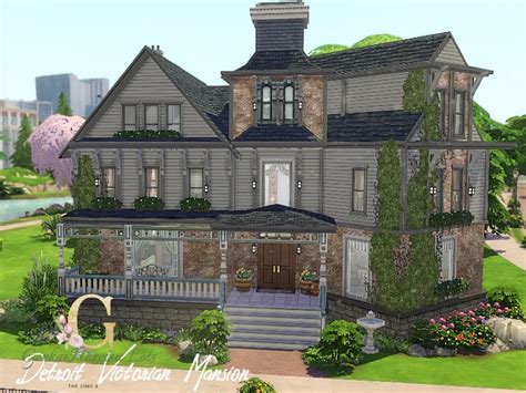 The Sims Resource Detroit Victorian Mansion