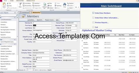 membership tracking access  access