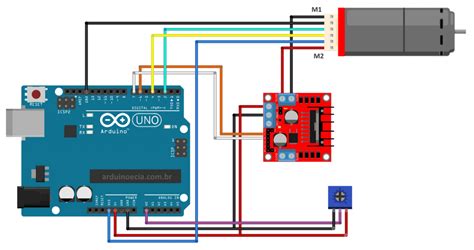 Como Usar Motor Dc Com Encoder No Arduino Arduino E Cia Loja