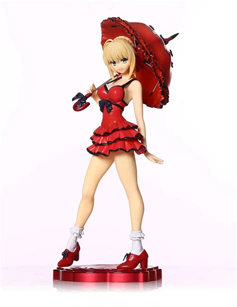 Fate Stay Night Extra Red Dress Saber Nero 10 25cm Model Sexy Anime
