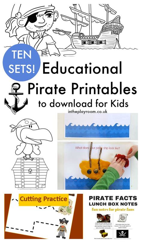 13 Fun Pirate Crafts For Kids And 10 Pirate Printables Too In The
