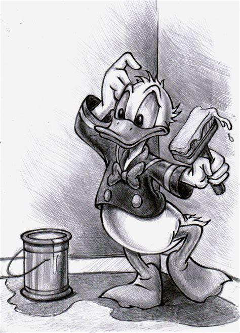 Donald Duck By Zdrer456 On Deviantart Disney Billeder Blyantstegning