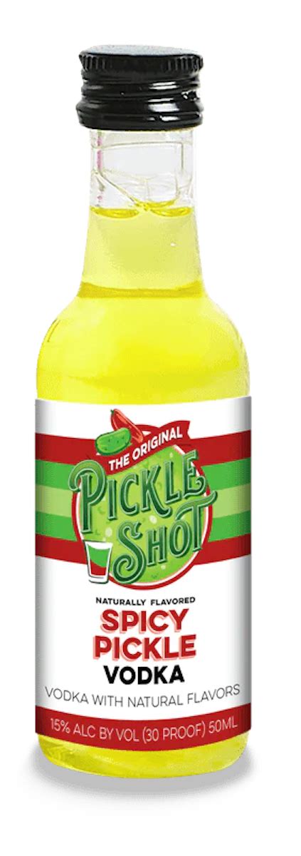 Original Pickle Shot Spicy Dill Pickle Vodka 50ML Bremers Wine And