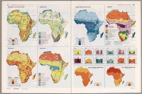 Africa Thematic Maps David Rumsey Historical Map Collection
