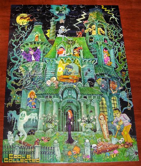 To solve this puzzle you have to place 64 pieces in the correct. Springbok House on Haunted Hill Puzzle