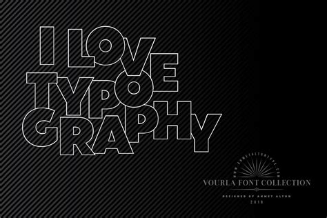 Vourla Font Collection Typographic Poster Interior Designer Logo Fonts