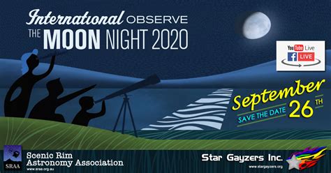 International Observe The Moon Night 2020 Scenic Rim Astronomy