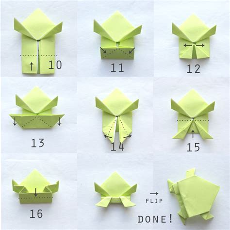 Origami Jumping Frogs Easy Folding Instructions Its Always Autumn