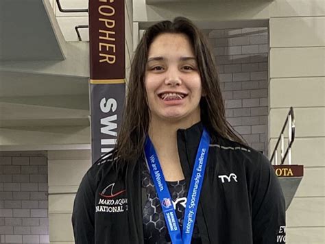 Evie Wood Selected For The Usa Swimming National Diversity Select Camp
