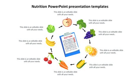 Simple Nutrition Powerpoint Presentation Templates Design