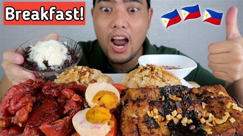 favorite filipino breakfast pinoy almusal mukbang philippines youtube