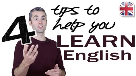 4 Tips To Help You Learn English How To Learn English Youtube