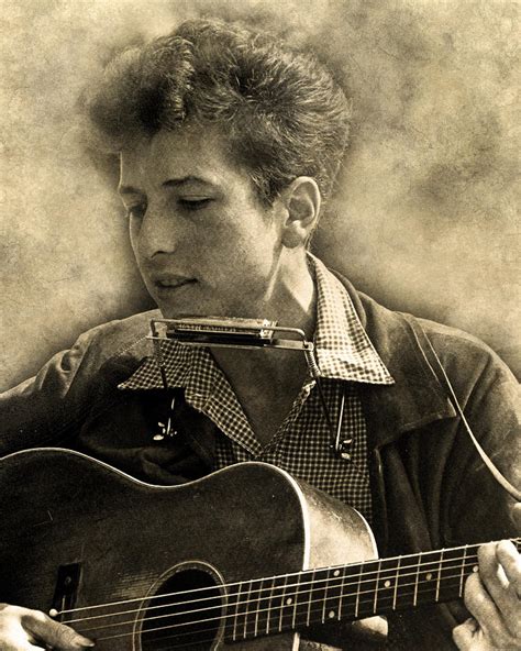 Bob Dylan Digital Art By Anthony Murphy Fine Art America