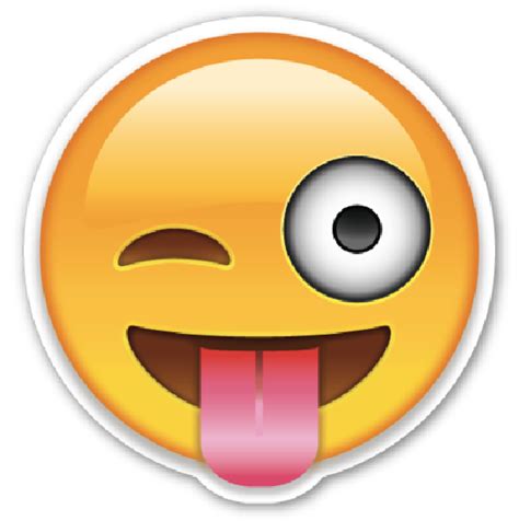 Wink Smiley Emoticon Tongue Emoji Smiley Png Download 565580