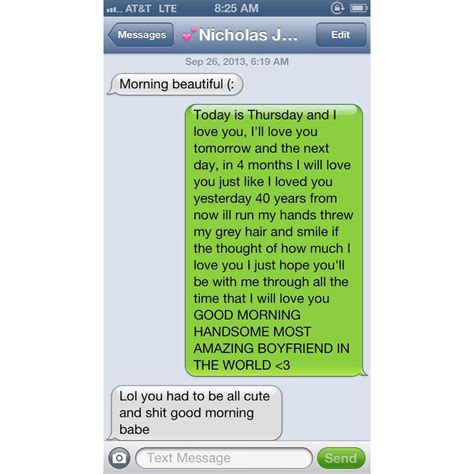 cute goodmorning texts for him - Google Search | Cute text messages ...