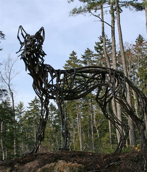 Sculpture Collection At Coastal Maine Botanical Gardens Coastal Maine