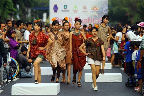 Fashion Show On The Strret Editorial Stock Photo Image Of Fashion