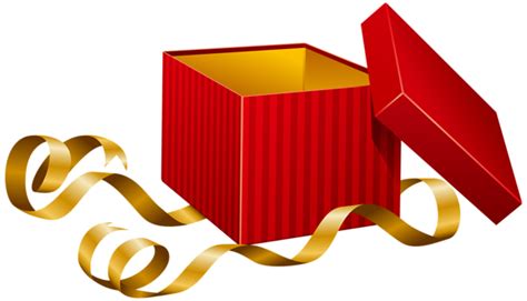 Open Gift Box PNG