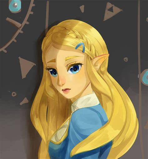 Legend Of Zelda Breath Of The Wild Art Princess Zelda Botw By