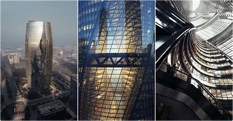Zaha Hadid Architects Designs Beijing Tower With Worlds Tallest Atrium