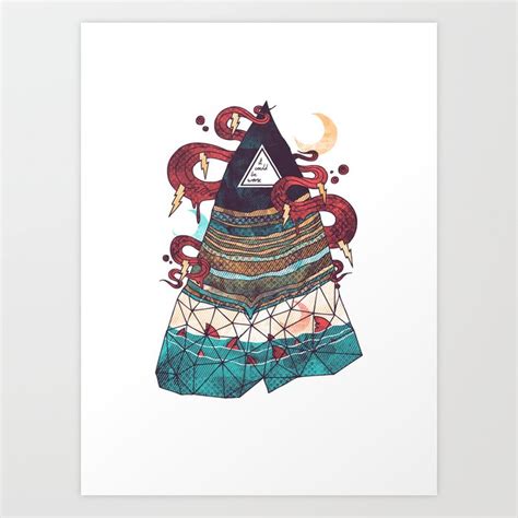 Positive Thinking Art Print By Againstbound Society6