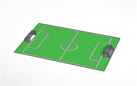 3d Design Football Court Tinkercad