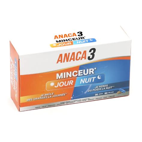 Anaca3 Minceur Jour Nuit Gélules Perte De Poids Maigrir