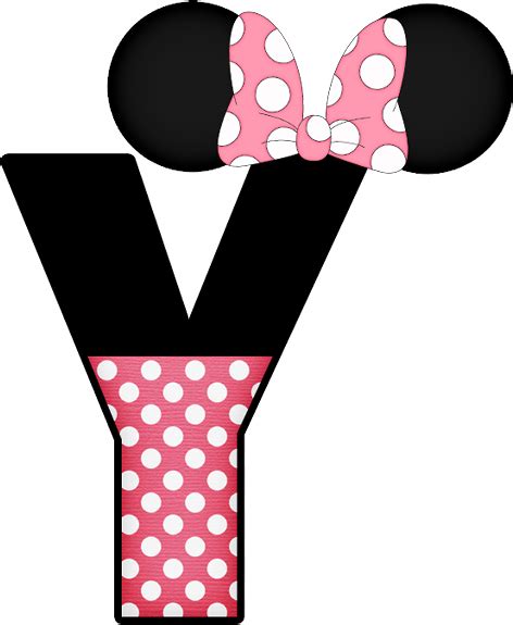 Letras Disney Para Imprimir Letras De Disney Minnie Mouse Primer