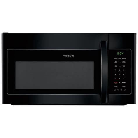 FRIGIDAIRE, Black/Stainless Steel, 1.8 cu ft Oven Capacity, Microwave