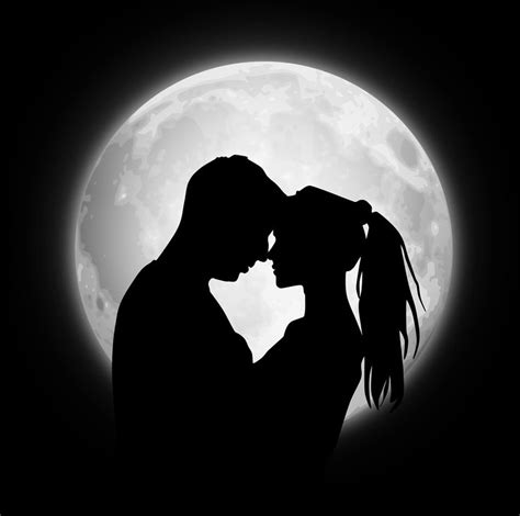 imagem gratis no pixabay casal lua amor noite fotografia da lua pintura de casal coisas
