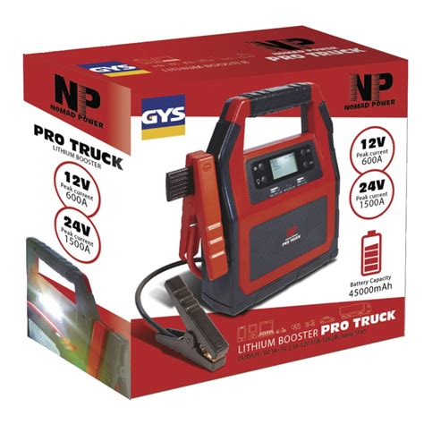 Gys Nomad Power Pro Truck Lithium Booster Pack Auto Electrical Supplies