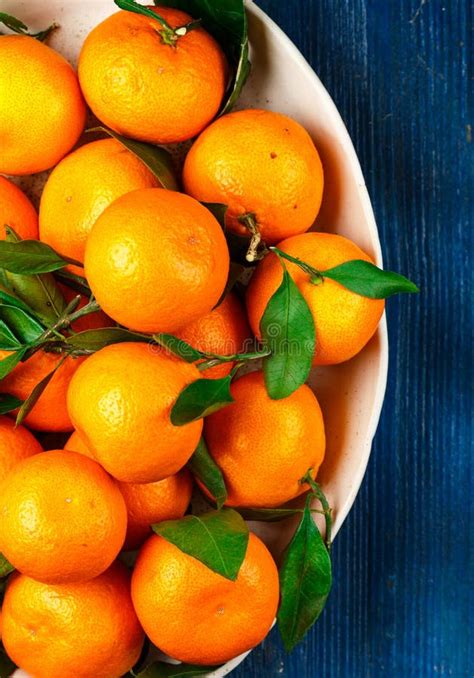 Tangerines With Leaves Stock Photo Image Of Mandarin 48282868