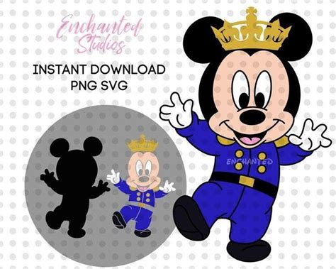 Download Bebé príncipe Mickey Mouse Clipart SVG & PNG Clip Art ...