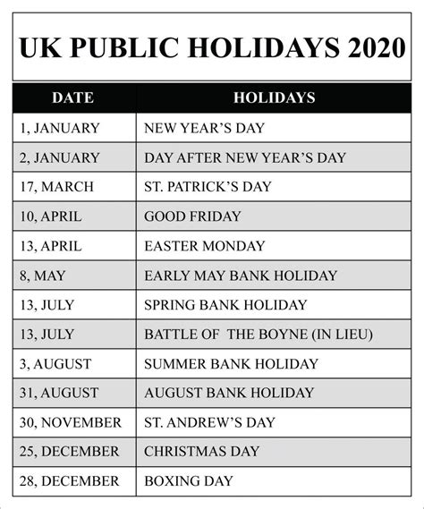 Dashing 2020 Printable Calendar With Uk Bank Holidays March Holidays
