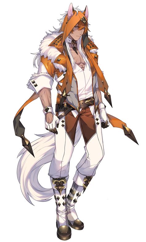 Wolf Ears Male Bokunoheroacademia Katsuki In Anime Wolf Character Art