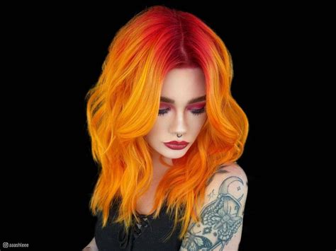 Hair Color Orange Vivid Hair Color Hair Color Shades Latest