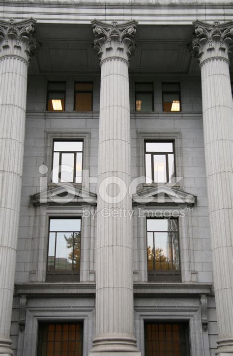 Courthouse Entrance Stock Photo Royalty Free Freeimages