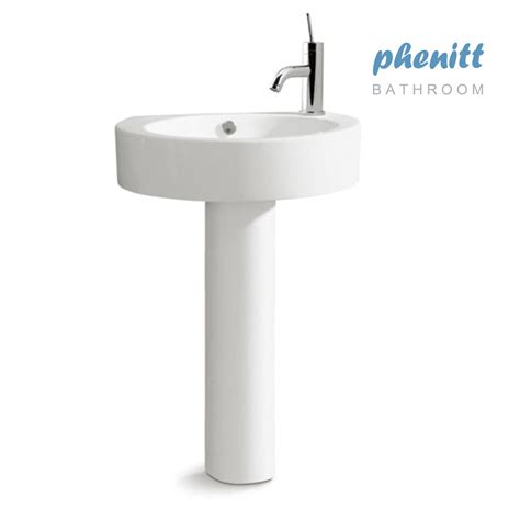 They take up little real estate, but counter space is at a minimum, with just a little room to the side of the faucet to hold a soap dispenser, if that. China Phenitt Small Pedestal Sinks for Small Bathrooms Canada (C-9391B) - China Phenitt ...