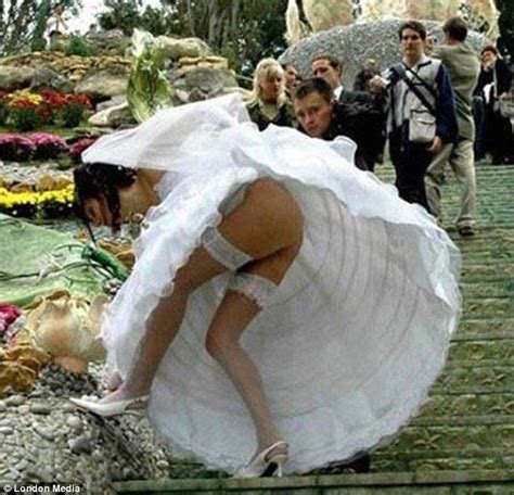 Disastrous Wedding Snaps That Include A Bride¿s Bare Backside Daily