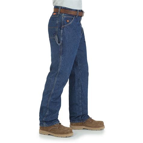 Wrangler Mens Riggs Fire Resistant Relaxed Fit Carpenter Jean Academy