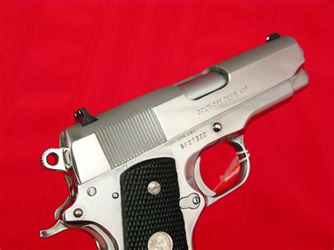 Colt Officers Model 45 Acp Series 80 Ultimate Bright Stainless