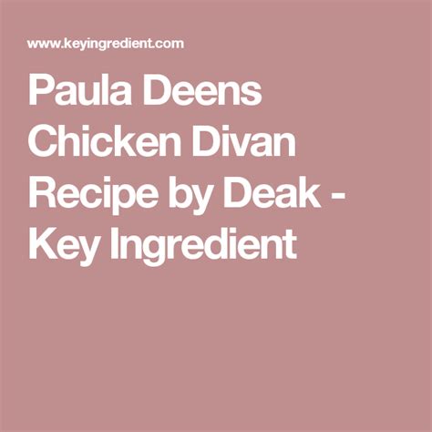 Paula deen's savannah red rice with onion, bell pepper, butter, sausages, tomatoes with juice, hot sauce, tomato sauce, water, chicken · this chicken divan recipe from paula deen is a classic comfort food casserole. Paula Deens Chicken Divan Recipe | Recipe | Stew chicken ...