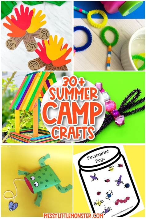 30 Best Summer Camp Crafts For Kids Camping Crafts Summer Camp