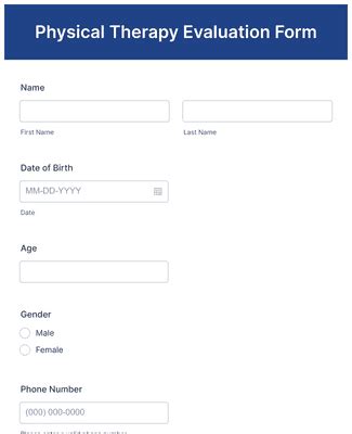 Physical Therapy Evaluation Form Template Jotform Sexiz Pix