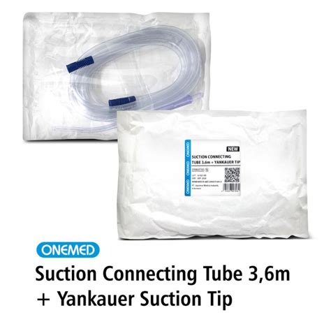 Suction Connecting Tube 36m Plus Yankeur Tip Steril Onemed Syaf