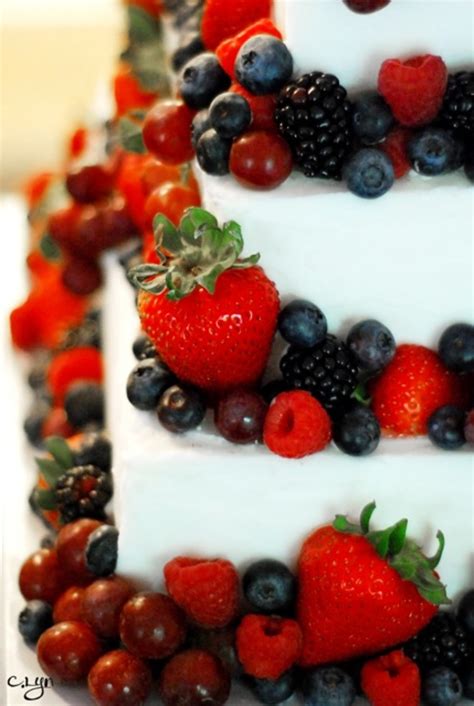 Berry Wedding Cake CakeCentral